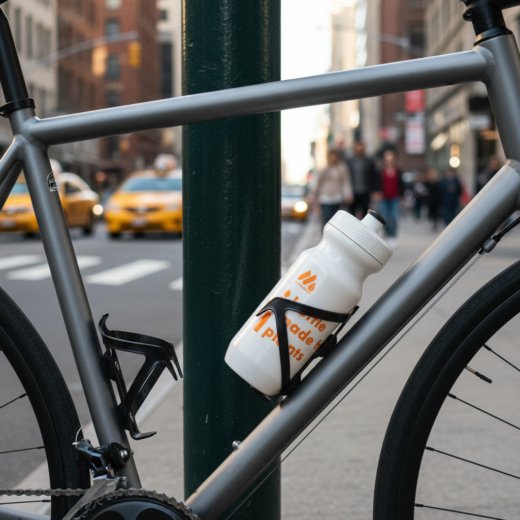 mountainFLOW Custom Plant-Based Bike Water Bottle - Single Sample Unit